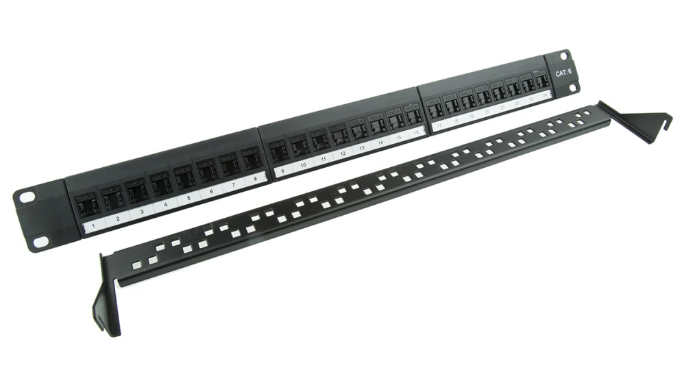 A-PLUS Unshielded 24-Port Full-Loaded Patch Panel