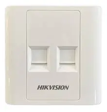 Hikvision 2-port Faceplate