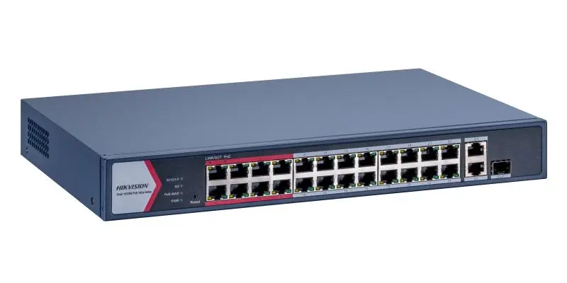 Hikvision 24 Port Fast Ethernet Smart POE Switch