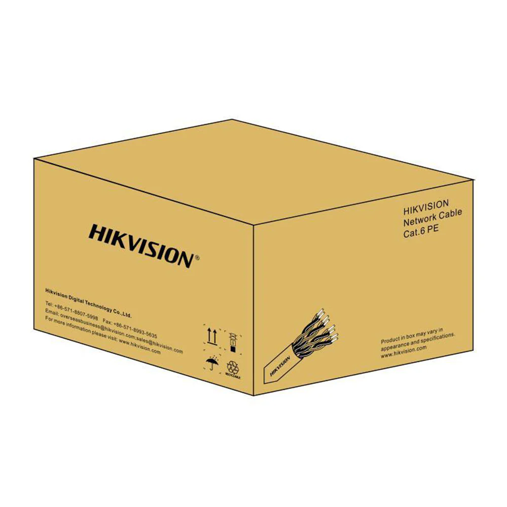 Hikvision Cable 305m U/UTP LSZH Cat 6 CPR-eca
