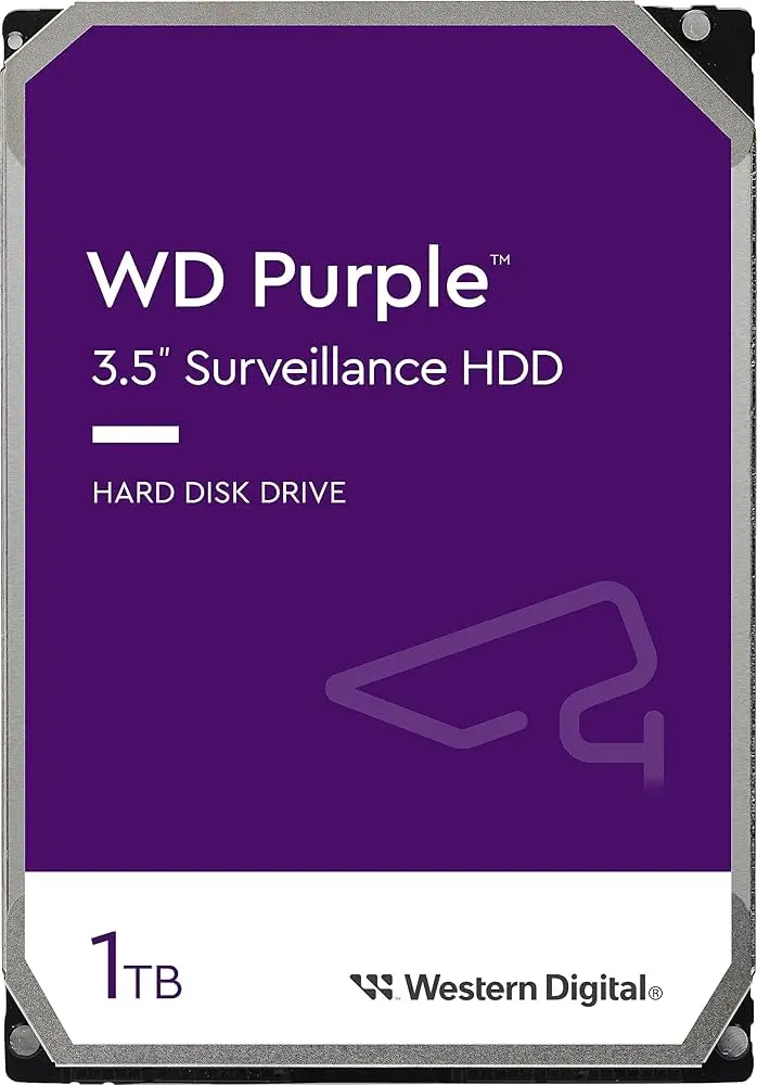 WD Purple 1TB Surveillance Hard Drive