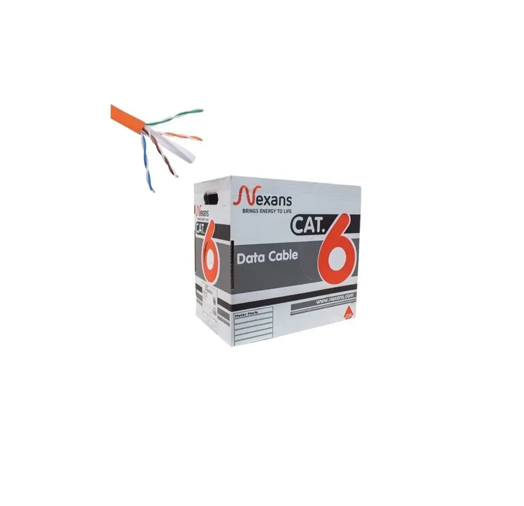 Nexans LANmark-6 U/UTP AWG23 Cat 6 350MHz LSZH Eca Orange 305m reel in box