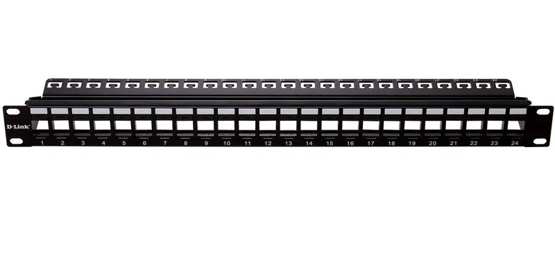 D-Link 24 Port Cat6A Unloaded Patch Panel