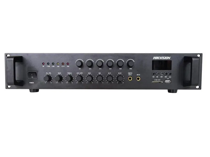 Hikvision 120W 6-Zone Analog Amplifier
