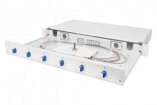 DIGITUS Fiber Optic Splice Box, Equipped, LC, OS2