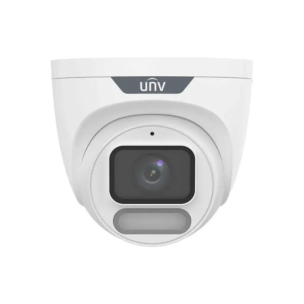 Uniview 5MP ColorHunter with Wise-ISP Fixed Eyeball Network Camera Built-in Mic