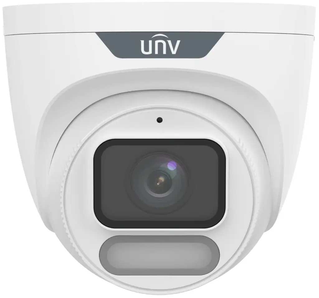 Uniview 5MP ColorHunter with Wise-ISP Fixed Eyeball Network Camera Built-in Mic
