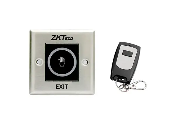 ZKTeco Touchless Exit Buttons with Remote Control