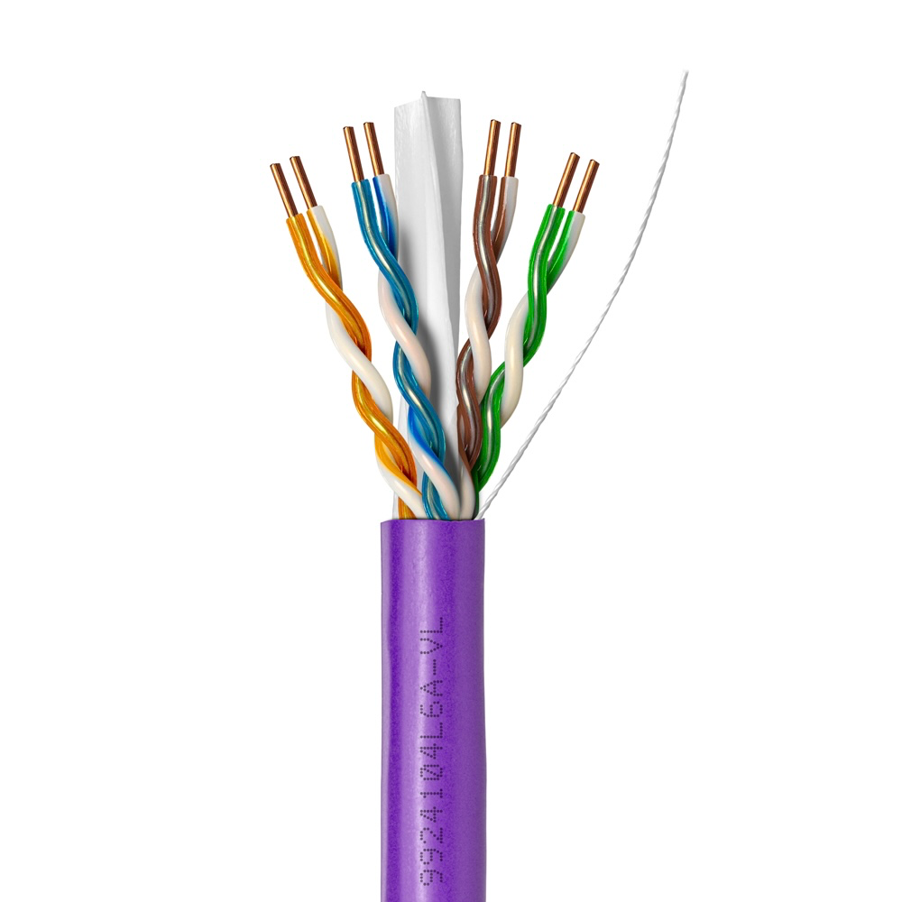Belden 10GB Category 6A Small Diameter Cable, 4 Pair, U/UTP, LSZH Indoor CPR Eca 305m
