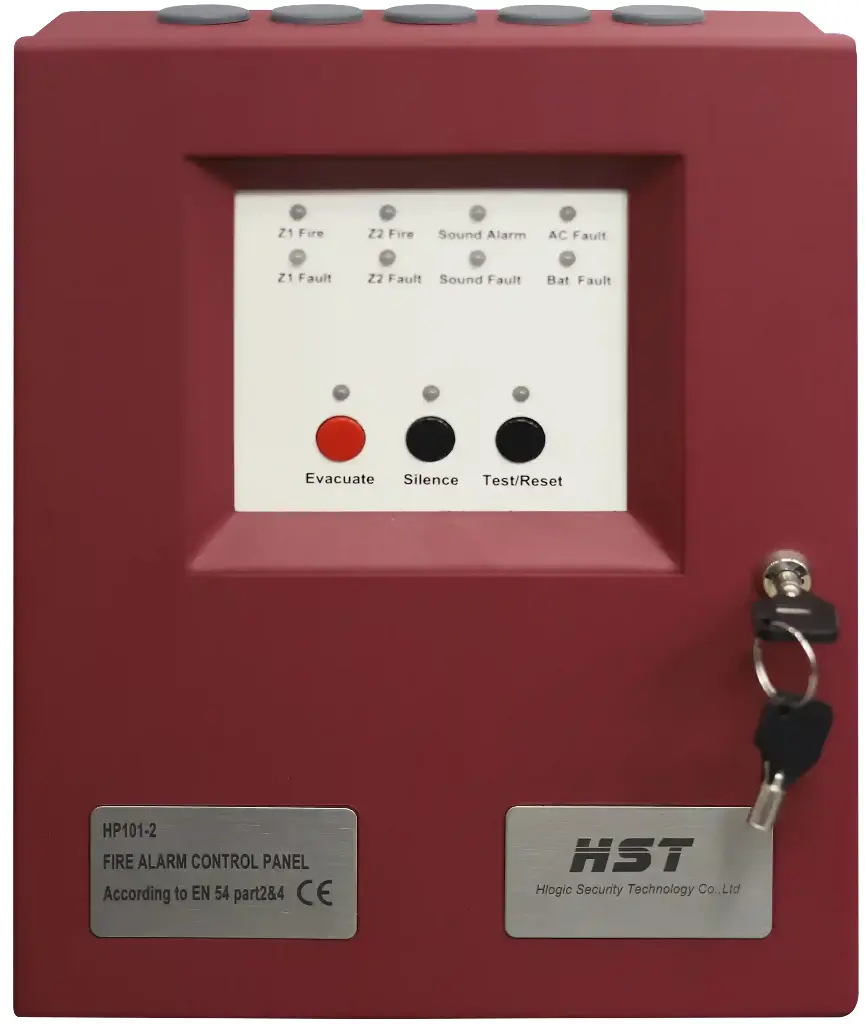 HST 2-Zones Fire Alarm Control Panel
