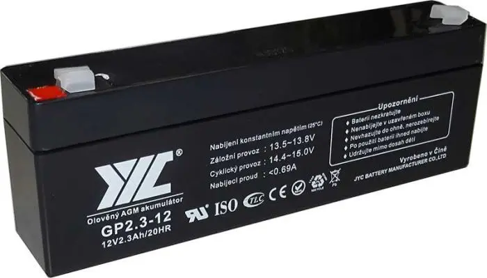 JYC BATTERY 12V 2.3AH