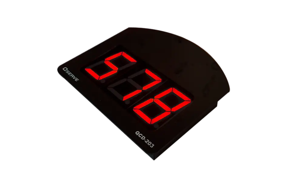 Q-serve Client Display Display