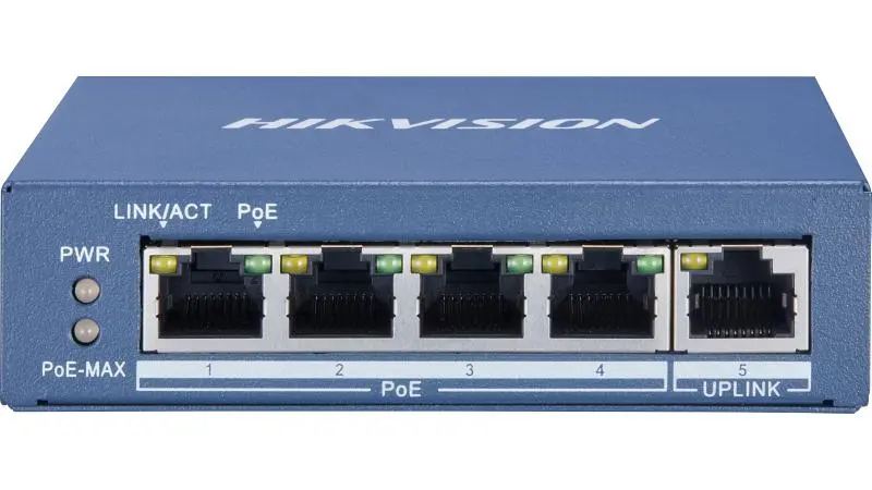 Hikvision 4 Port Gigabit Unmanaged PoE Switch