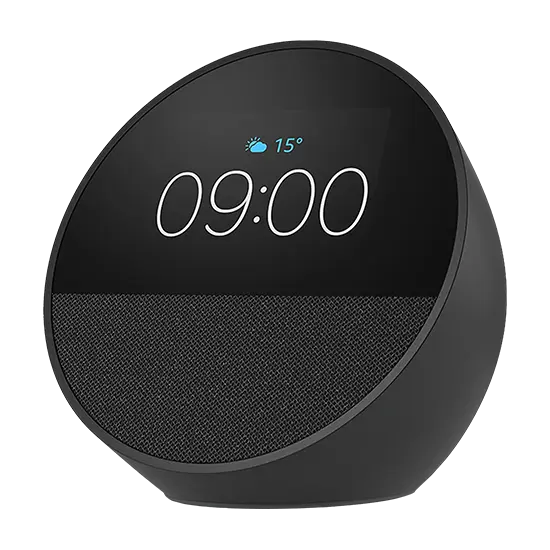 Echo Spot Alexa Smart Speaker with Smart Alarm Clock