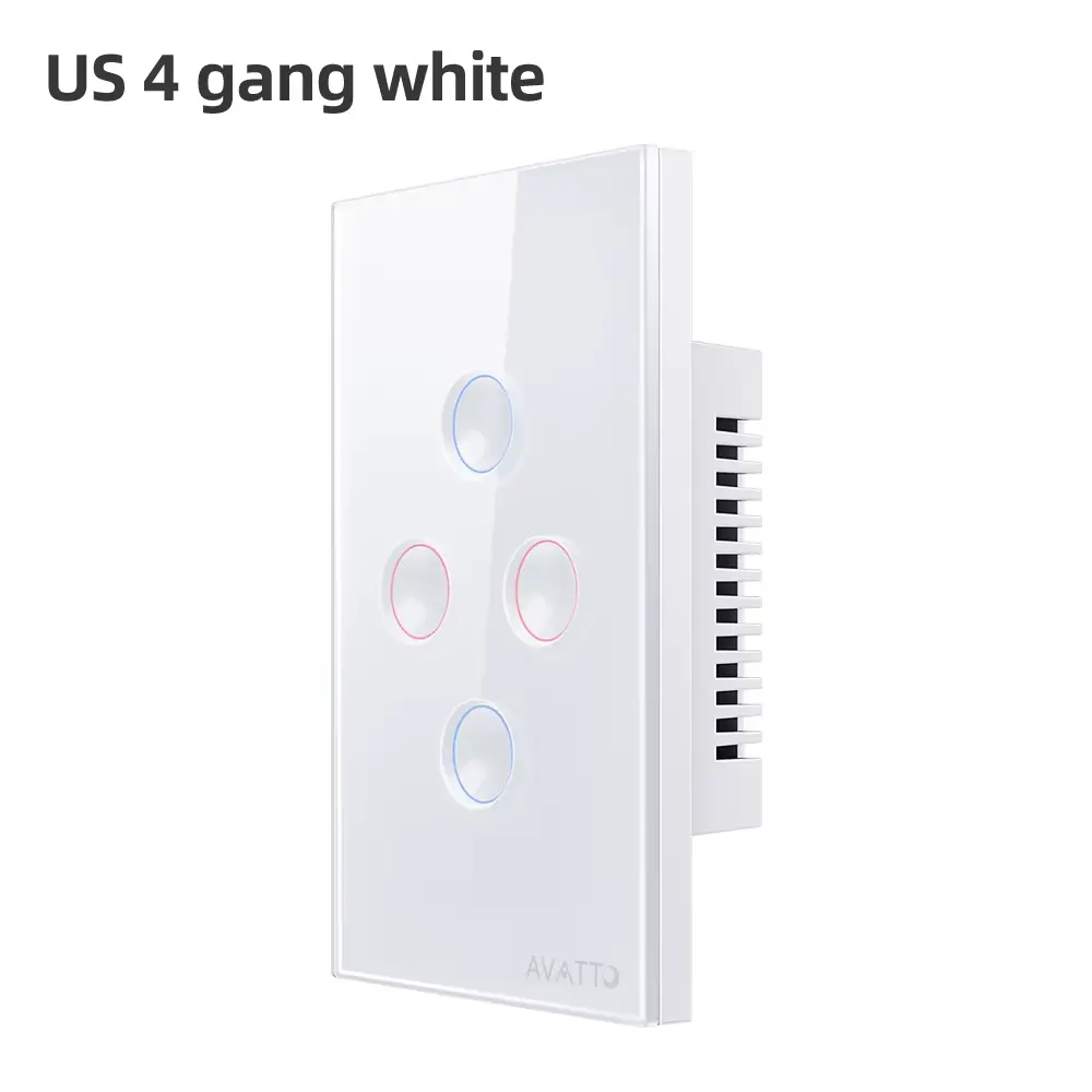 AVATTO Smart Touch Wall Switch 4-Gang (Zigbee)