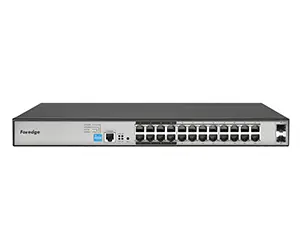 Foredge 24-Port Gigabit Layer2 Managed PoE Switch