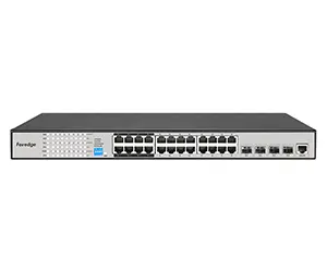 Foredge 24-Port Gigabit 10G Uplink Layer 3 Managed PoE Switch