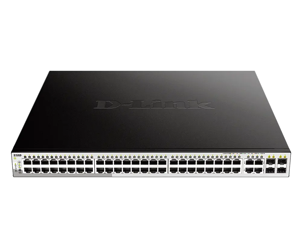 D-Link 52-Port Gigabit Smart Managed PoE Switch