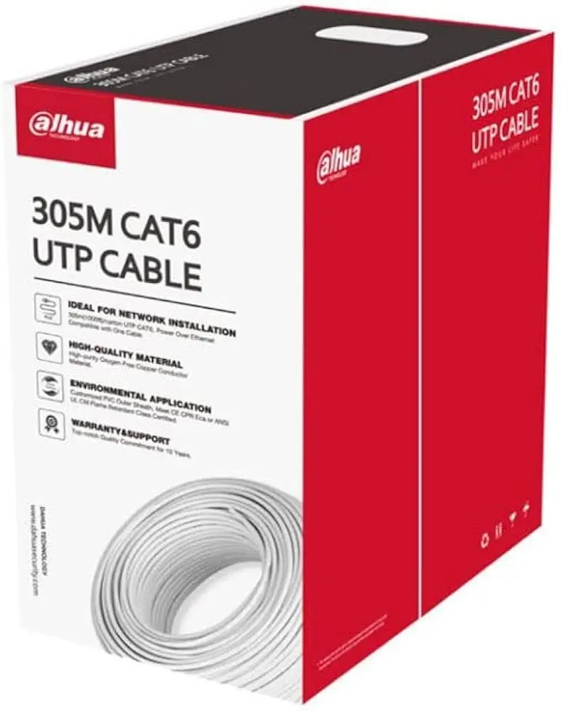 Dahua UTP CAT6 LSZH CPR E Cable 305m