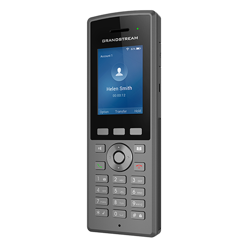 Grandstream Ruggedized Cordless Wi-Fi IP Phone with Integrated Dual-Band 802.11a/b/g/n/ac and 8-hour talk time