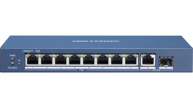 Hikvision 8 Port Gigabit Unmanaged POE Switch