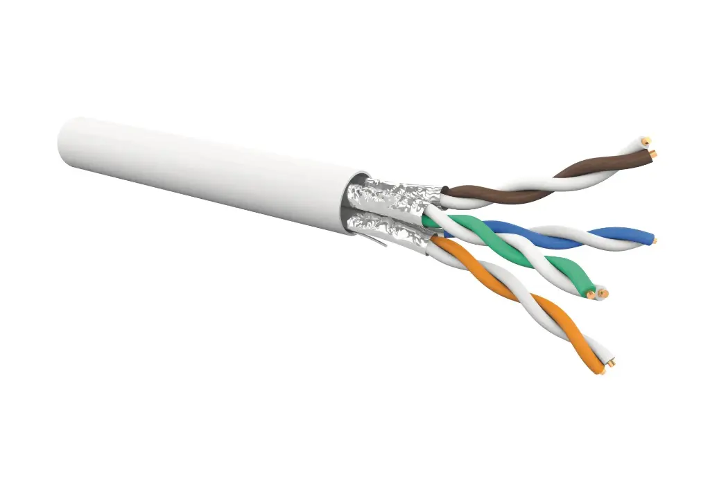 ProLink CAT6A S/FTP CABLE, 4 PAIR 23 AWG, LSZH, White, 305m