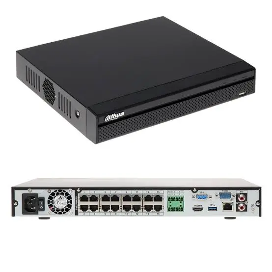 Dahua 16 Channel 1U 2HDDs 16PoE Network Video Recorder