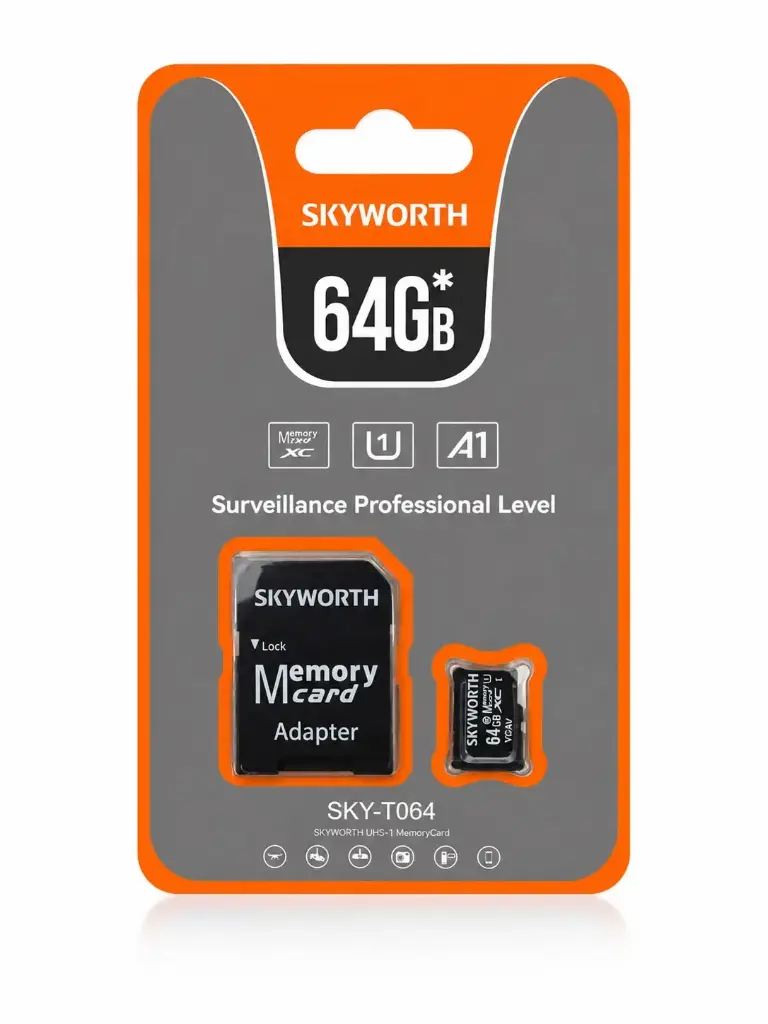 SKYWORTH Micro SD Surveillance 64GB