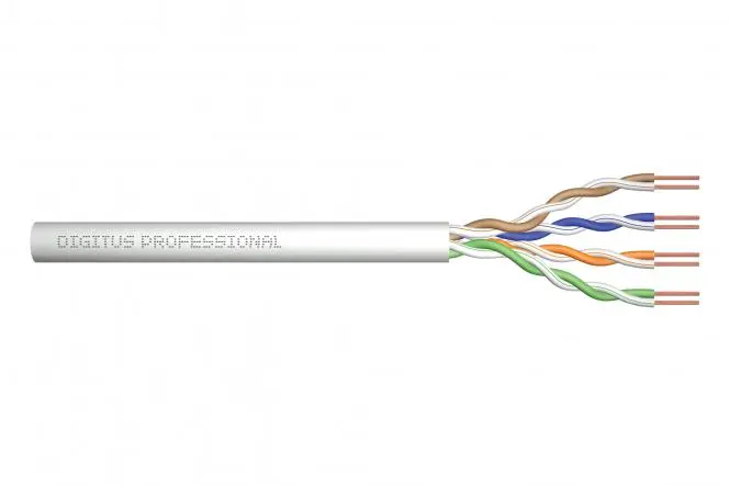 DIGITUS® ASSNET250 CAT 6 U/UTP data cable - installation cable, 305 m, Eca