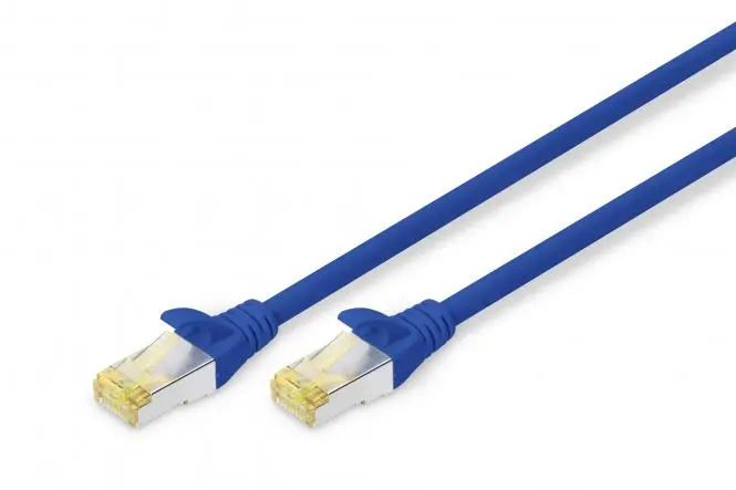 DIGITUS CAT 6A S/FTP patch cable 5.0m / BLUE