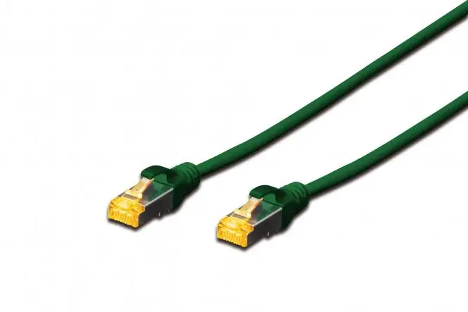 DIGITUS CAT 6A S/FTP patch cable 5.0m / GREEN