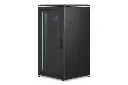 DIGITUS Network cabinet Unique series - 600x600 mm (WxD) BLACK 22U
