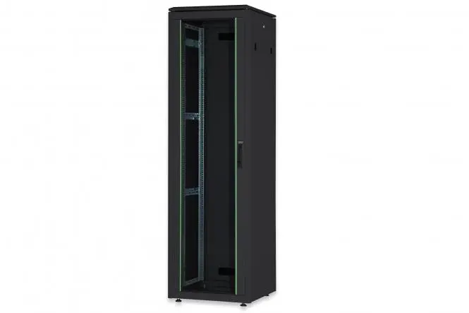DIGITUS Network cabinet Unique series - 600x800 mm (WxD) BLACK 26U