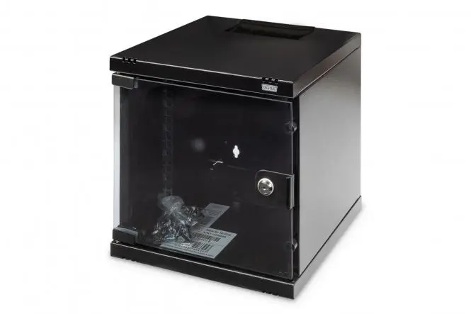 DIGITUS Wall-mounted housing 254 mm (10") - 312x300 mm (WxD) BLACK 6U