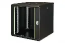 DIGITUS Wall Mounting Cabinet Unique Series - 600x600 mm (WxD) 12U black