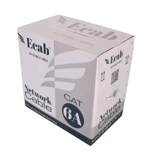 [EU6AL-0423-WH] Ecab Ethernet Cable Cat6A U/UTP - 305M