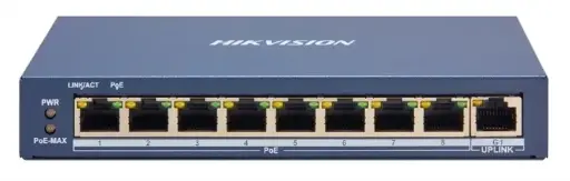 [DS-3E1309P-EI] Hikvision 8-Port Fast Ethernet Smart PoE Switch + 1-Uplink Gigabit