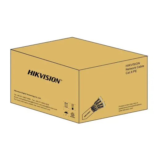 [DS-1LN6UEL5] Hikvision Cable 305m U/UTP LSZH Cat 6 CPR-eca