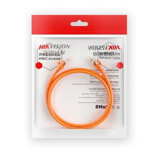 [DS-1NP6UEC0 Orange 1m] Hikvision Patch cord 1m