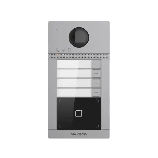 [DS-KV8413-WME1] Hikvision 4 Button Metal Villa Door Station