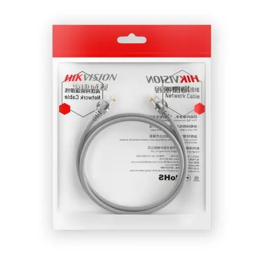 [DS-1NP6UEC0 Gray 1m] Hikvision Patch cord Gray 1m