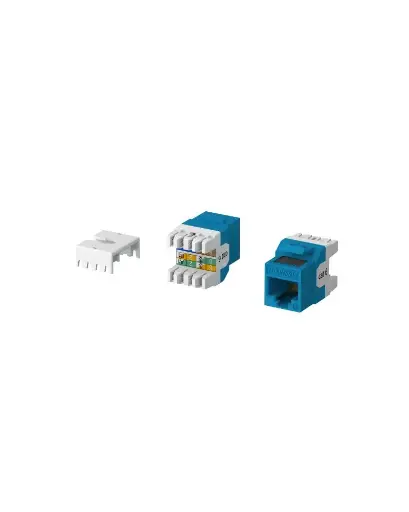 [DS-1CK6U180T] Cat6 Unsheilded 180° Punch Down Keystone Jack