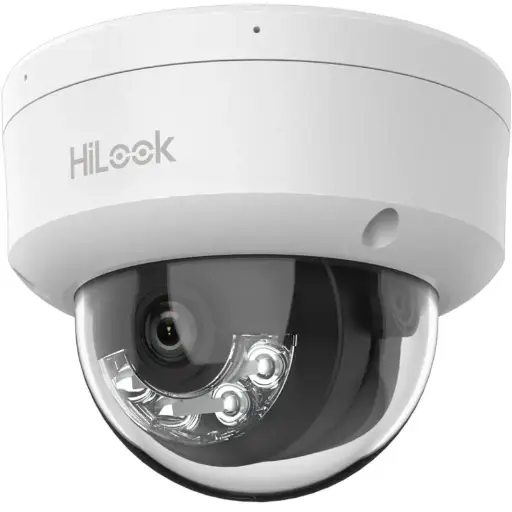 [IPC-D140HA-LUF/SL] HiLook 4MP Smart Hybrid Light Fixed Dome Network Camera