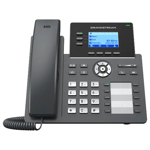 [GRP2604P] Grandstream IP Phone 6 SIP account ,3 lines – POE