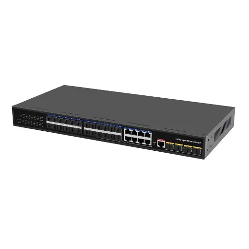 [DGS-F1500-28XS] D-Link 24 Port SFP Managed Switch with 10G Uplinks