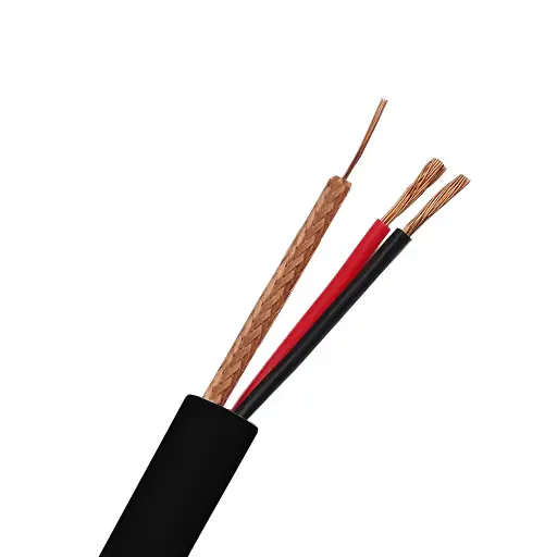 [DS-1LH1SCAR1742C 100m] Hikvision RG174+Power cable 100m