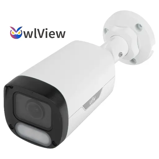 [IPC2318LE-ADF40KM-WP] Uniview 8MP ColorHunter Wise-ISP Warm Light Bullet Network Camera