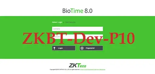 [ZKBT-Dev-P50] BioTime 8.0