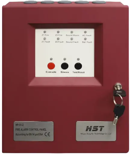 [HP101-2] HST 2-Zones Fire Alarm Control Panel