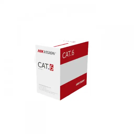 [DS-1LN6U-W/CCA] Hikvision 305m CAT6 UTP Network Cable (CCA,0.565 mm)